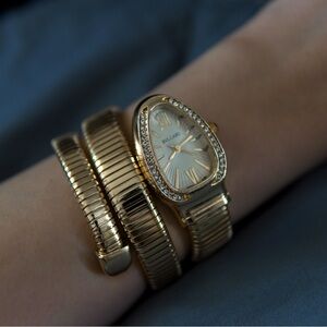 Bulgari Gold and Silver Women's Watch